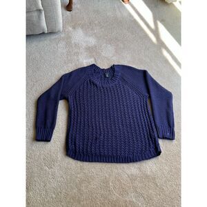 New Calvin Klein Purple Knit Sweater SZ XL